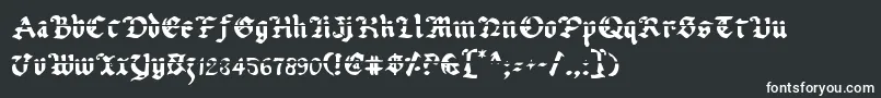 UberhГ¶lmeLazar-Schriftart – Weiße Schriften