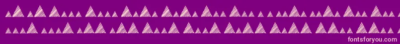 fuente Morsemountaincode – Fuentes Rosadas Sobre Fondo Morado