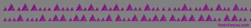 Morsemountaincode-fontti – violetit fontit harmaalla taustalla