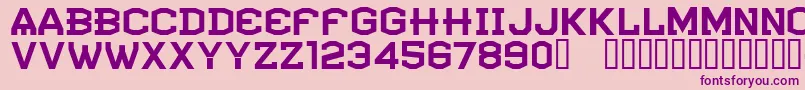 CfatlantideRegular Font – Purple Fonts on Pink Background