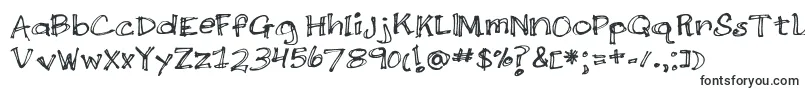 Шрифт BmdDoubleScratch – надписи красивыми шрифтами