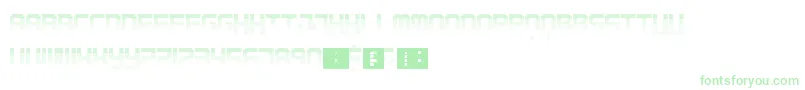 Starlight Font – Green Fonts on White Background