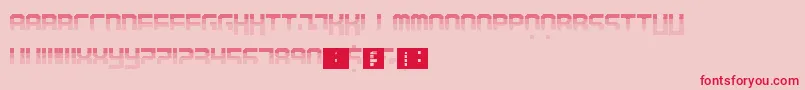 Starlight Font – Red Fonts on Pink Background