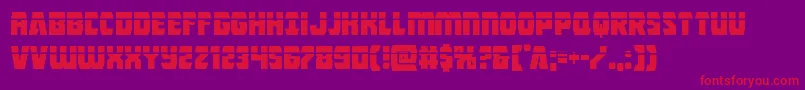 Intergalacticlaser Font – Red Fonts on Purple Background