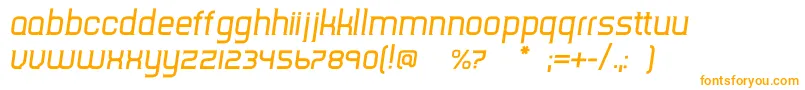 TripserifceItalic Font – Orange Fonts on White Background