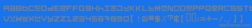 Więcej informacji o czcionce Keystone Czcionka Keystone – szare czcionki na niebieskim tle