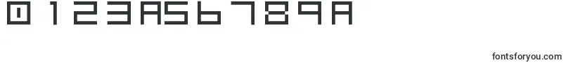 OcrDeca-Schriftart – Schriften für Zahlen und Nummern