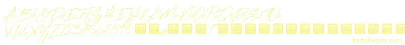 FlashBackDemo Font – Yellow Fonts