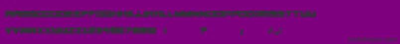 Pedrosky Font – Black Fonts on Purple Background