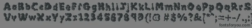 Mcklm Font – Black Fonts on Gray Background