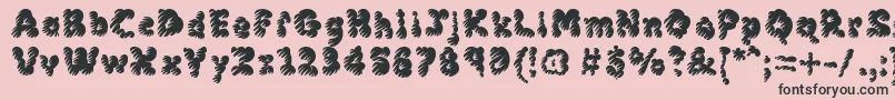 Mcklm Font – Black Fonts on Pink Background