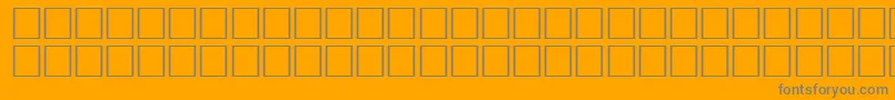 IgniteRegular-Schriftart – Graue Schriften auf orangefarbenem Hintergrund