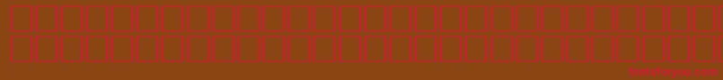 IgniteRegular Font – Red Fonts on Brown Background