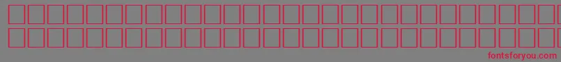 IgniteRegular Font – Red Fonts on Gray Background
