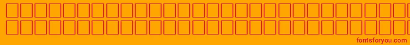 fuente IgniteRegular – Fuentes Rojas Sobre Fondo Naranja