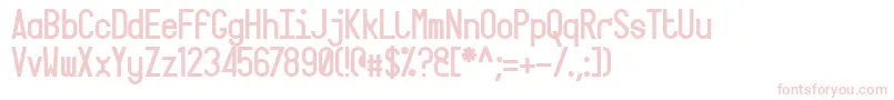 Шрифт Targa – розовые шрифты