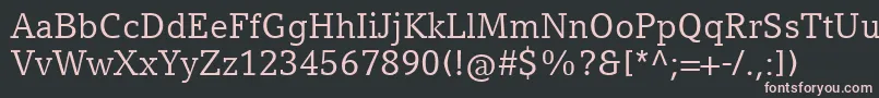 CompatilLetterLtComRegular Font – Pink Fonts on Black Background