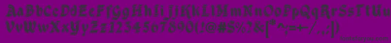 Подробнее о шрифте DsCathedral Шрифт DsCathedral – чёрные шрифты на фиолетовом фоне