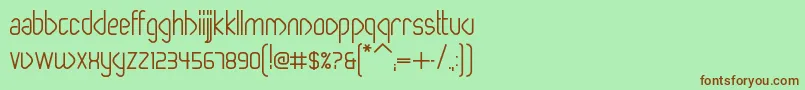 More about PaperclipBold Font PaperclipBold Font – Brown Fonts on Green Background