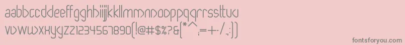Шрифт PaperclipBold – серые шрифты на розовом фоне