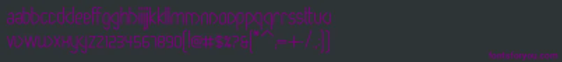 fuente PaperclipBold – Fuentes Moradas Sobre Fondo Negro