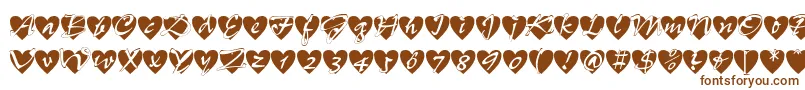 Шрифт Fts12 – коричневые шрифты на белом фоне