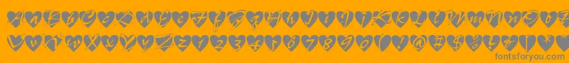 More about Fts12 Font Fts12 Font – Gray Fonts on Orange Background