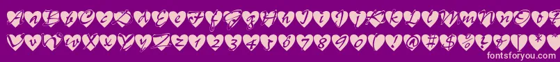 Fts12 Font – Pink Fonts on Purple Background