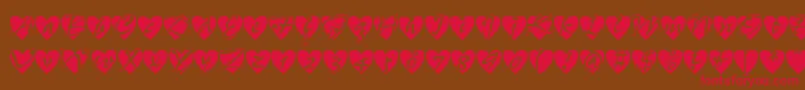 Fts12 Font – Red Fonts on Brown Background