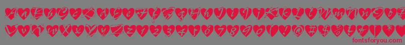 Fts12 Font – Red Fonts on Gray Background