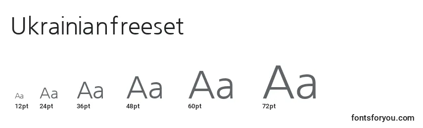 Ukrainianfreeset Font Sizes