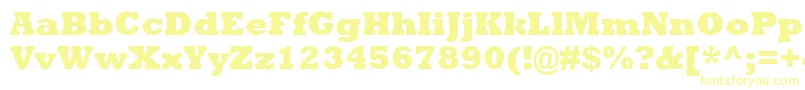 RockwellMtExtraBold Font – Yellow Fonts