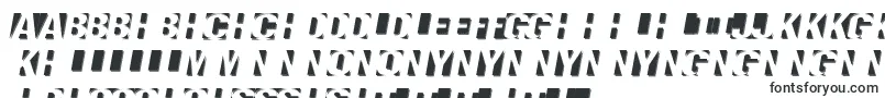 Шрифт Negatron – сесото шрифты