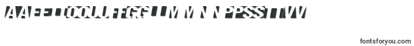 Шрифт Negatron – самоанские шрифты