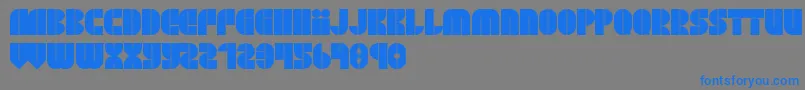 Police BlockjayewRegular – polices bleues sur fond gris