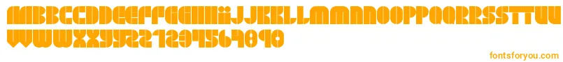 Подробнее о шрифте BlockjayewRegular Шрифт BlockjayewRegular – оранжевые шрифты на белом фоне