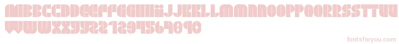 BlockjayewRegular-Schriftart – Rosa Schriften auf weißem Hintergrund
