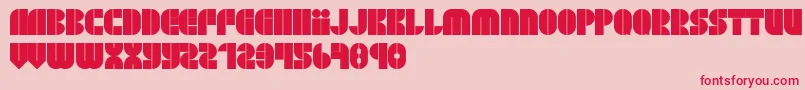 More about BlockjayewRegular Font BlockjayewRegular Font – Red Fonts on Pink Background