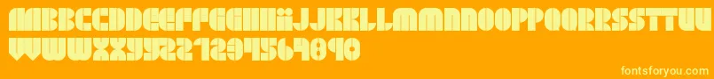Más sobre la fuente BlockjayewRegular fuente BlockjayewRegular – Fuentes Amarillas Sobre Fondo Naranja