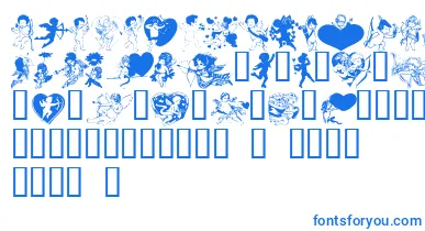 LmCupids font – Blue Fonts