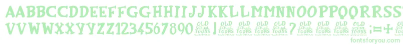 OldSchoolToons Font – Green Fonts