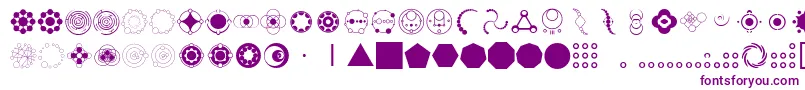 CropCircleDingbats Font – Purple Fonts