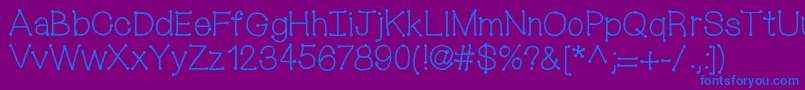 Шрифт Mixconnectdots – синие шрифты на фиолетовом фоне