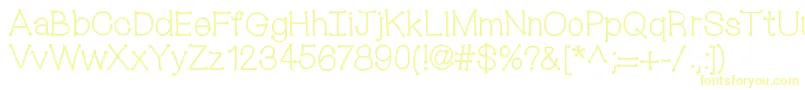 Шрифт Mixconnectdots – жёлтые шрифты