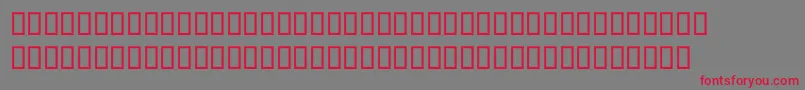 McsSquare Font – Red Fonts on Gray Background