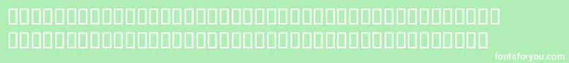 McsSquare Font – White Fonts on Green Background