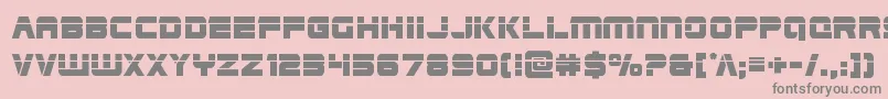 Edgeracerlaser Font – Gray Fonts on Pink Background