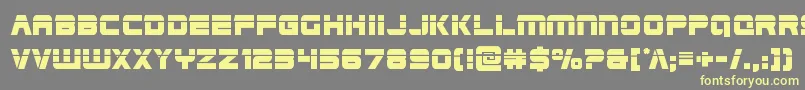 Edgeracerlaser Font – Yellow Fonts on Gray Background