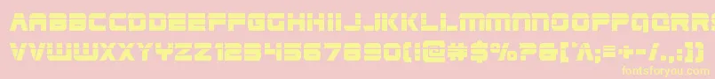 Edgeracerlaser Font – Yellow Fonts on Pink Background