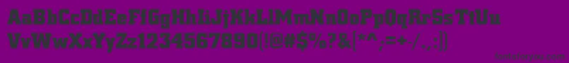 CentrumBold Font – Black Fonts on Purple Background